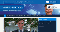 Desktop Screenshot of dominicgrieve.org.uk