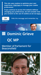 Mobile Screenshot of dominicgrieve.org.uk