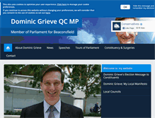Tablet Screenshot of dominicgrieve.org.uk